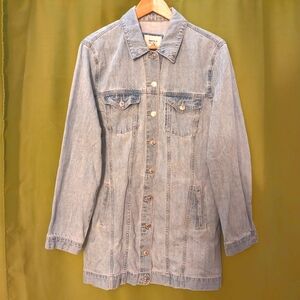 Forever 21 Long Denim Jacket
